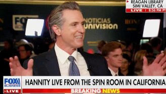 ‘You Make It Up!’: Gavin Newsom Took The Fight To Sean Hannity’s Face In A Chaotic Post-Debate Shouting Match
