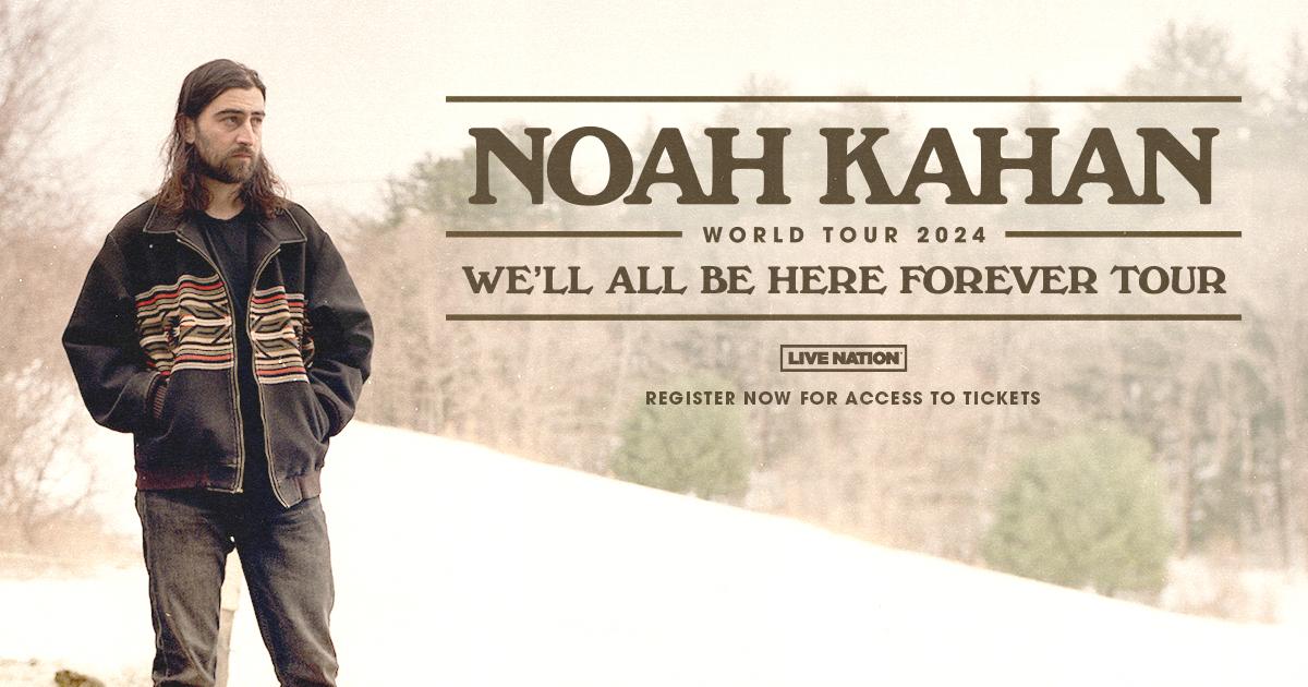 Noah Kahan tour poster