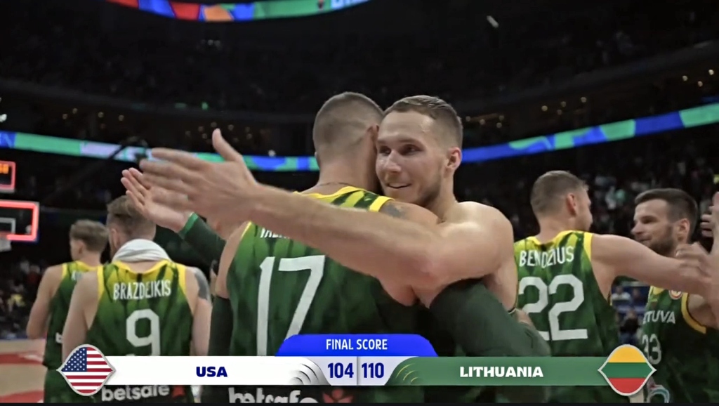 Litauen schlägt Team USA bei der FIBA-Weltmeisterschaft
