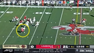 Louisville Had An Offensive Lineman Do A Cartwheel During A Play For Some Reason