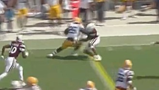 An LSU Freshman Running Back Steamrolled Someone So Badly That Even Leonard Fournette’s Impressed