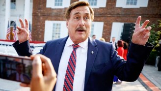 Mike Lindell Walked Out Of His Belligerent, Nightmare Deposition To Shill MyPillow Products On Steve Bannon’s Podcast