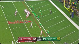 Notre Dame Only Had 10 Players On Defense On Ohio State’s Game-Winning Touchdown Run