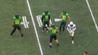 Oregon Ran A Perfect Fake Punt Against Colorado From Their Own 17 With A Defensive Lineman
