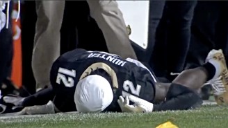 Colorado Star Travis Hunter Was Taken To The Hospital After A Brutal Late Hit Against Colorado State
