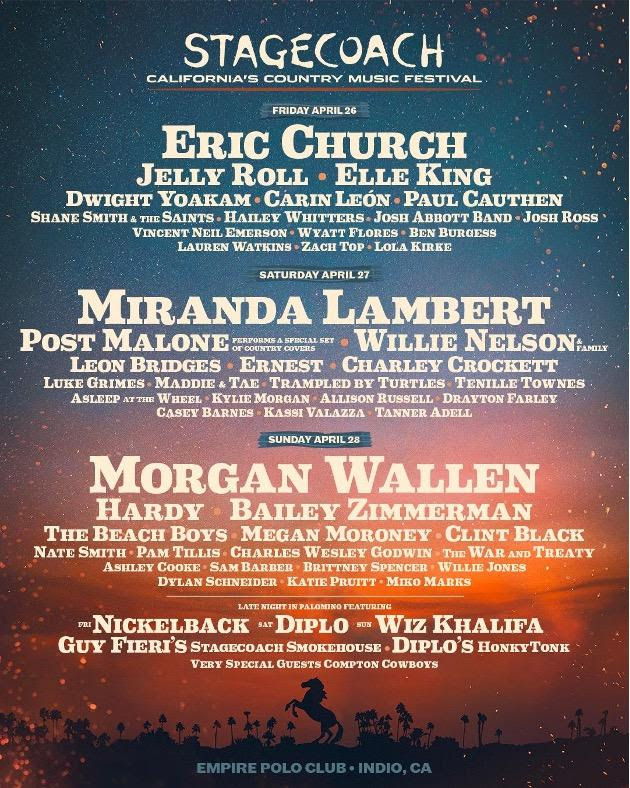 Stagecoach 2024 lineup