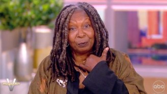 ‘The View’s Whoopi Goldberg Swatted Away Rumors That ‘Covid Hysteria’ Made Her Sit Alone In A Room Wearing A Mask