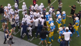 A Pregame Scuffle Broke Out Between The Cowboys And The Chargers