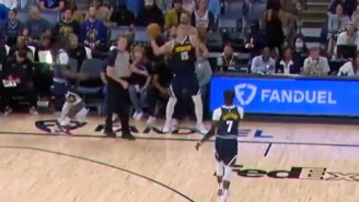 Nikola Jokic Threw An Alley-Oop While Inbounding The Ball In The Backcourt