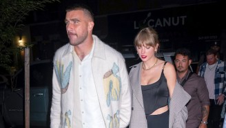 Taylor Swift Altered Her ‘Karma’ Lyrics To Shout Out Travis Kelce, Then The Two Shared A Passionate Kiss
