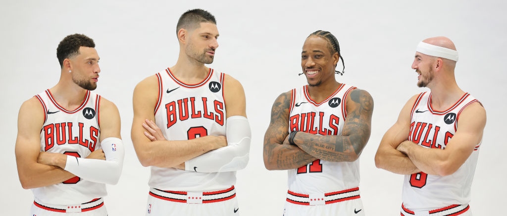 chicago bulls lavine derozan vucevic caruso