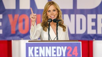 ‘Curb Your Enthusiasm’ Star Cheryl Hines’ Nutball Husband, RFK Jr., Announced His Independent Presidential Bid And, Yup, Everyone Had The Same Very Good Joke