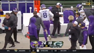 Kirk Cousins Hopped Off The Field And Was Carted To The Locker Room With An Achilles Injury