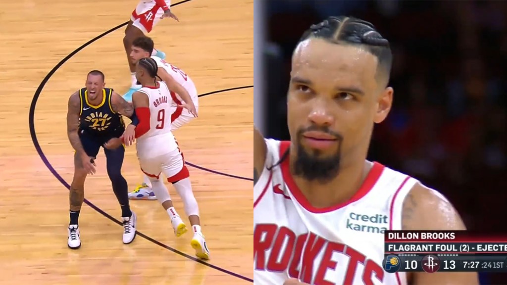 Dillon Brooks Ejected 5 Minutes Into Rockets Preseason Debut