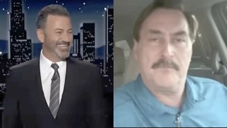 Jimmy Kimmel Had No Choice But To Comment On Mike Lindell Being Called A ‘Strong Masculine Leader’