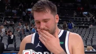 Luka Doncic Slipped And Dropped An F-Bomb On ESPN After The Mavs Beat The Spurs