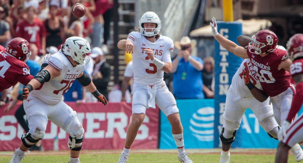 Oklahoma-Texas is the top game in Week 6. LSU heads to Missouri after  defensive meltdown