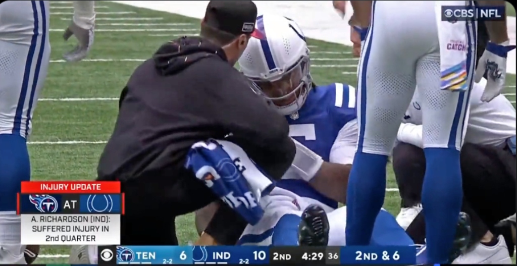 Indianapolis Colts: Richardson's Official Concussion Update