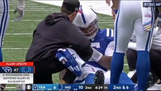 Anthony Richardson Left Titans-Colts After Getting Driven Into The Ground On His Right Shoulder