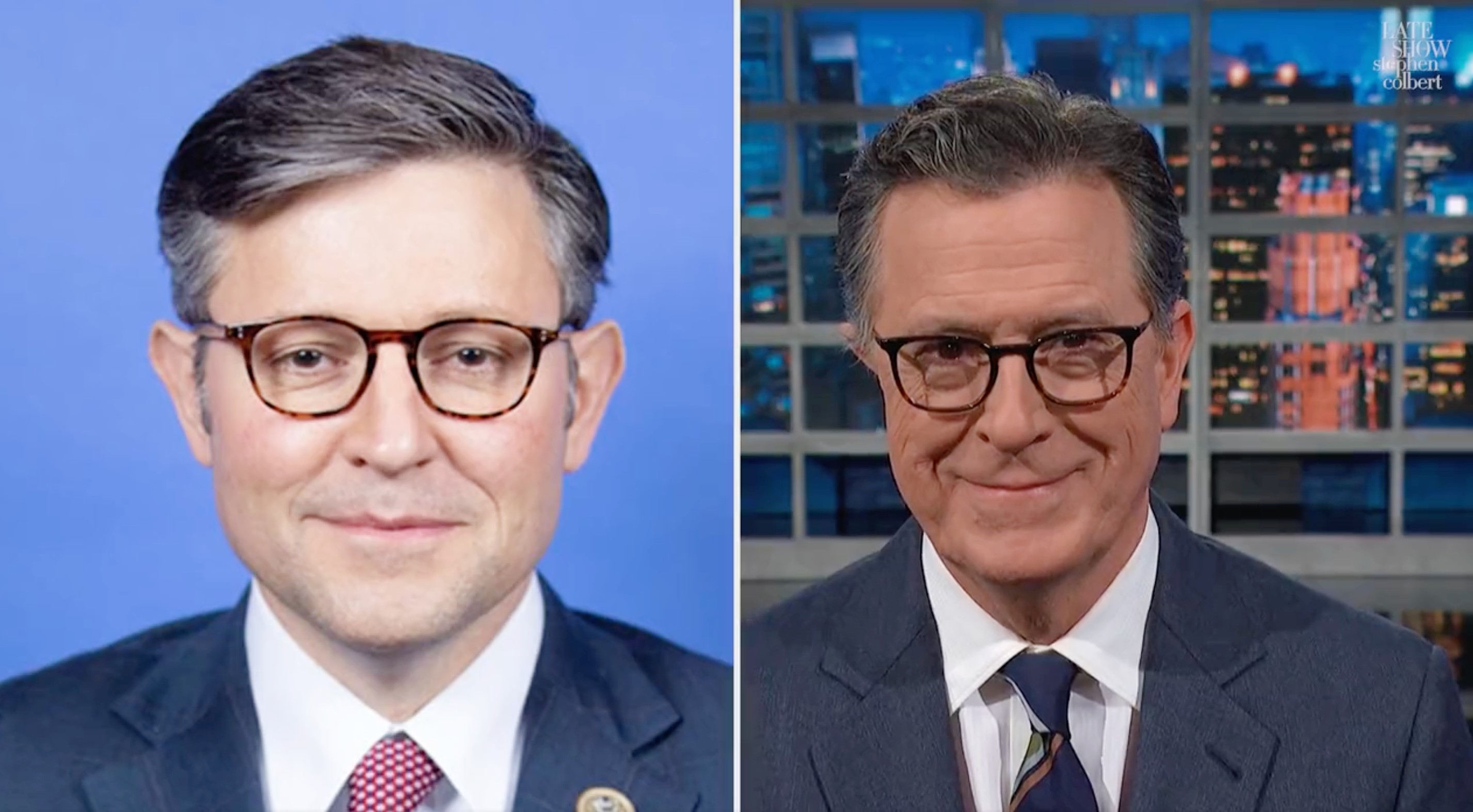 Stephen Colbert Mike Johnson