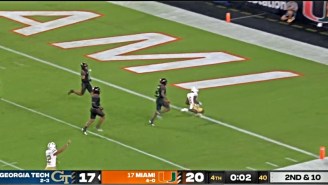 Miami Somehow Lost To Georgia Tech After Fumbling On A Run When All They Had To Do Was Take A Knee