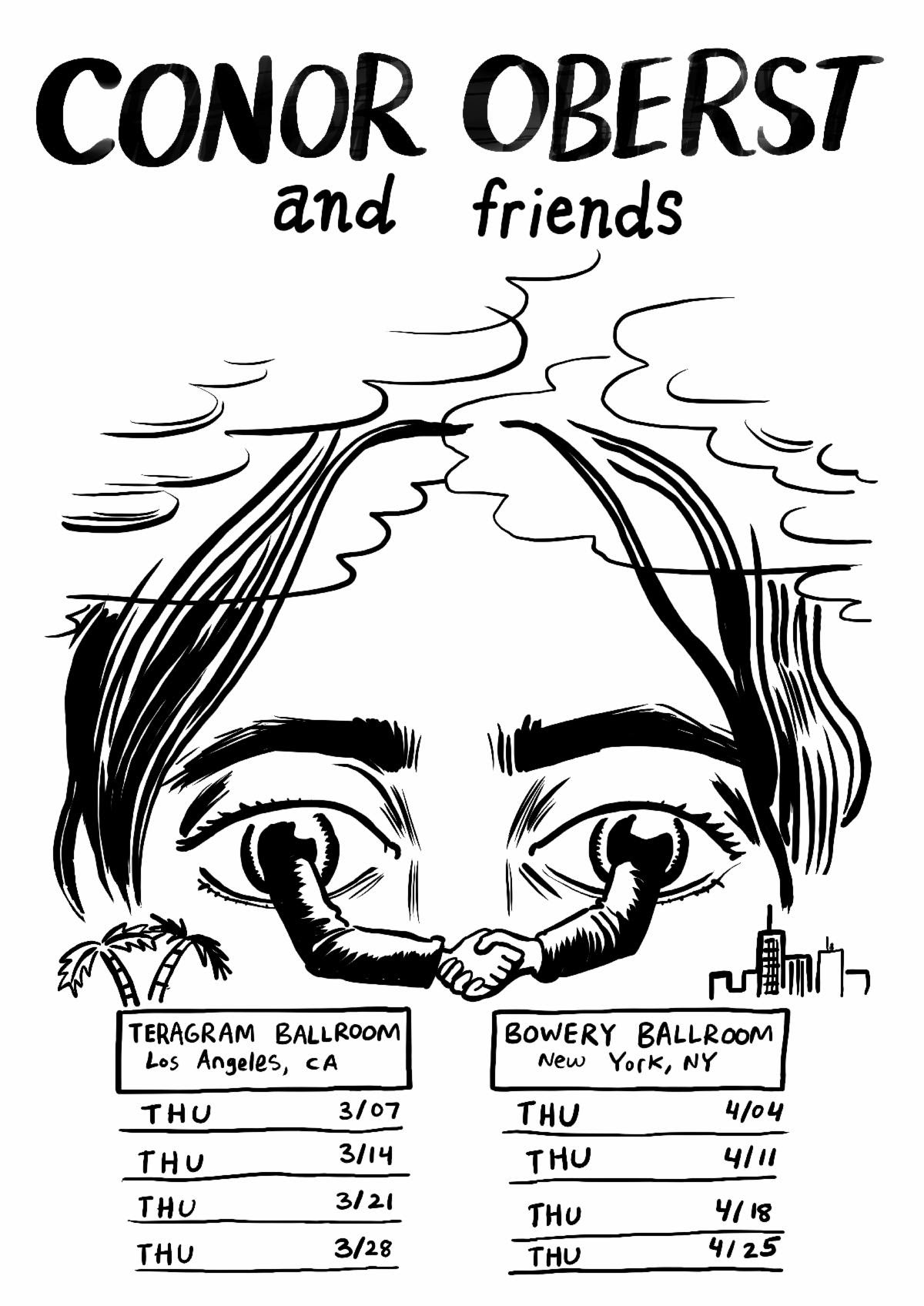 Conor Oberst and Friends flyer 2024