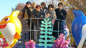 Enhypen Performed On A ‘Baby Shark’ Thanksgiving Float That Fans Thought They Were Way Too Tall For