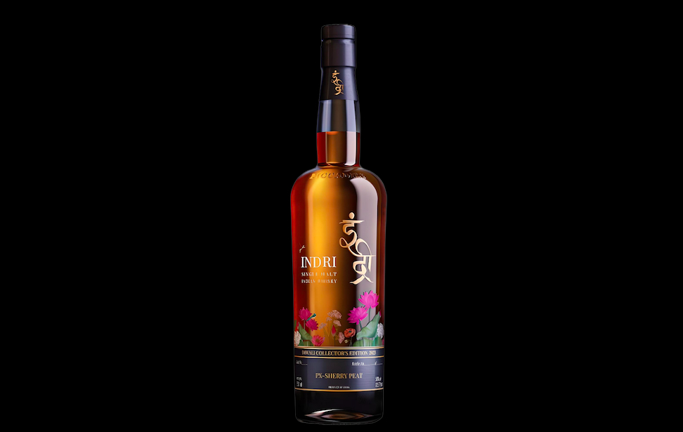 Indri Single Malt Indian Whisky Diwali Collector's Edition 2023