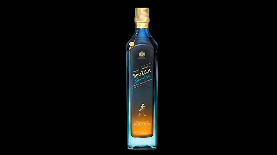 Johnnie Walker Blue Label Blended Scotch Whisky Ghost And Rare Glenury Royal