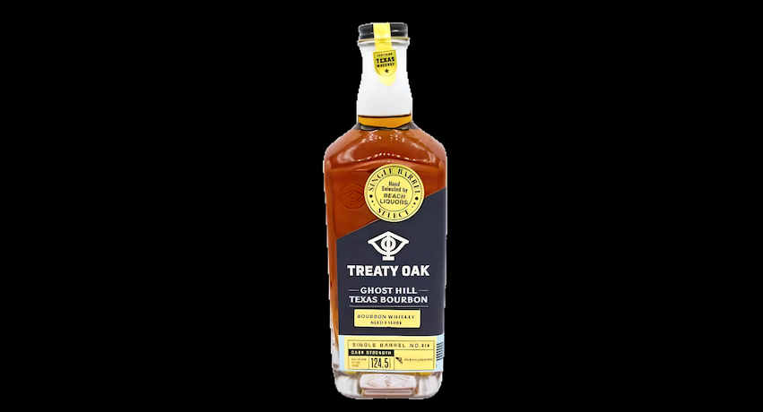 Treaty Oak Single Barrel Ghost Hill Texas Bourbon