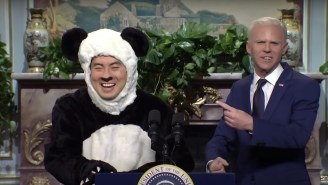Bowen Yang’s Tian Tian The Panda Steals The Show From Biden In The ‘SNL’ Cold Open