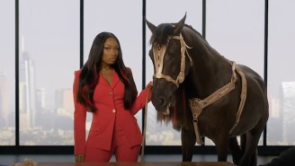 Megan Thee Stallion Pitched Her ‘Hot Girl Style’ To The Olympics, And It Includes A Fire-Breathing Horse