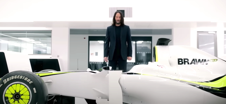 Keanu Reeves Narrates Hulu's Formula 1 Documentary