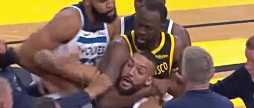 draymond rudy gobert fight