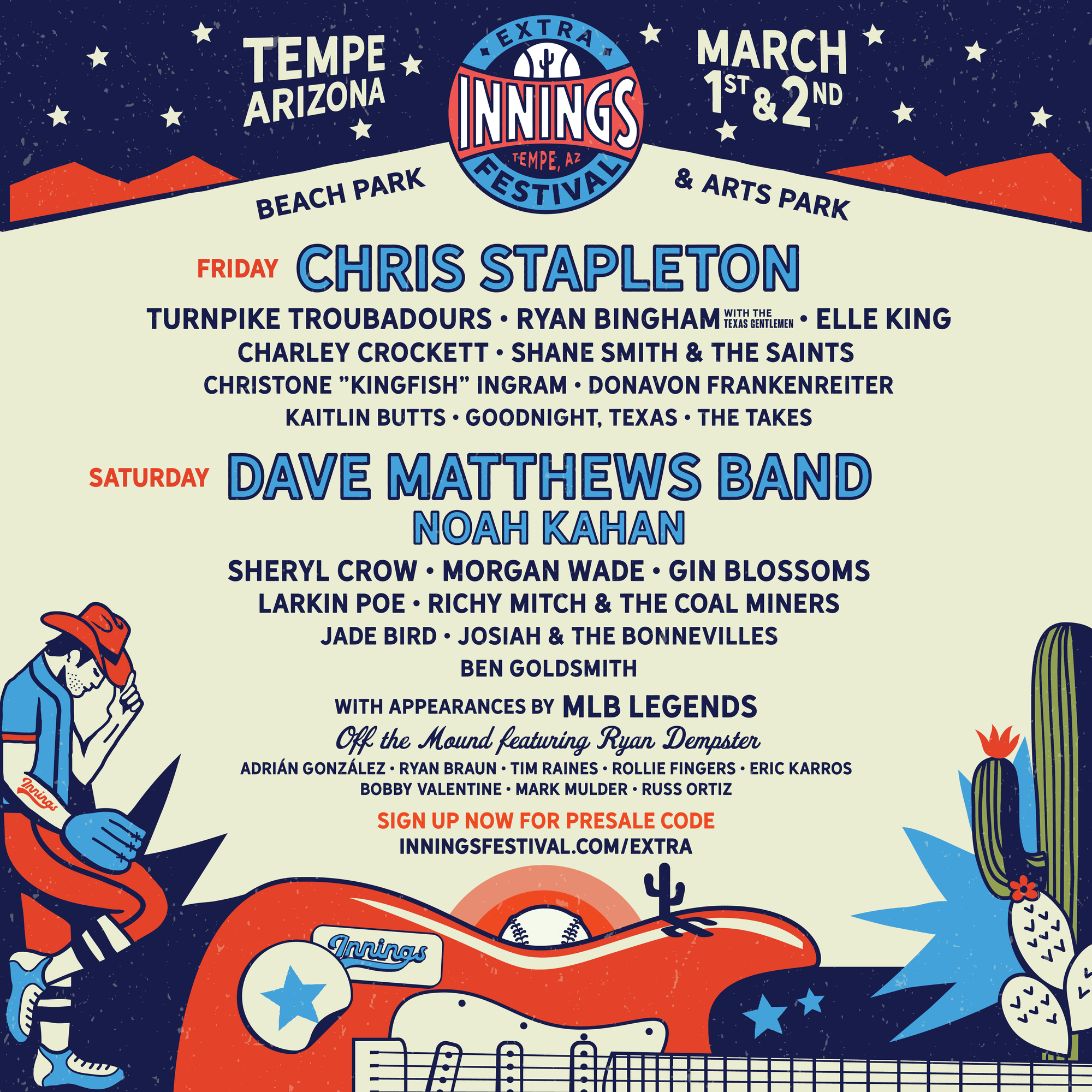 extra innings festival lineup