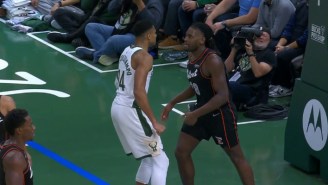 Giannis Antetokounmpo Got An Incredibly Weak Ejection For Taunting After Dunking On Isaiah Stewart
