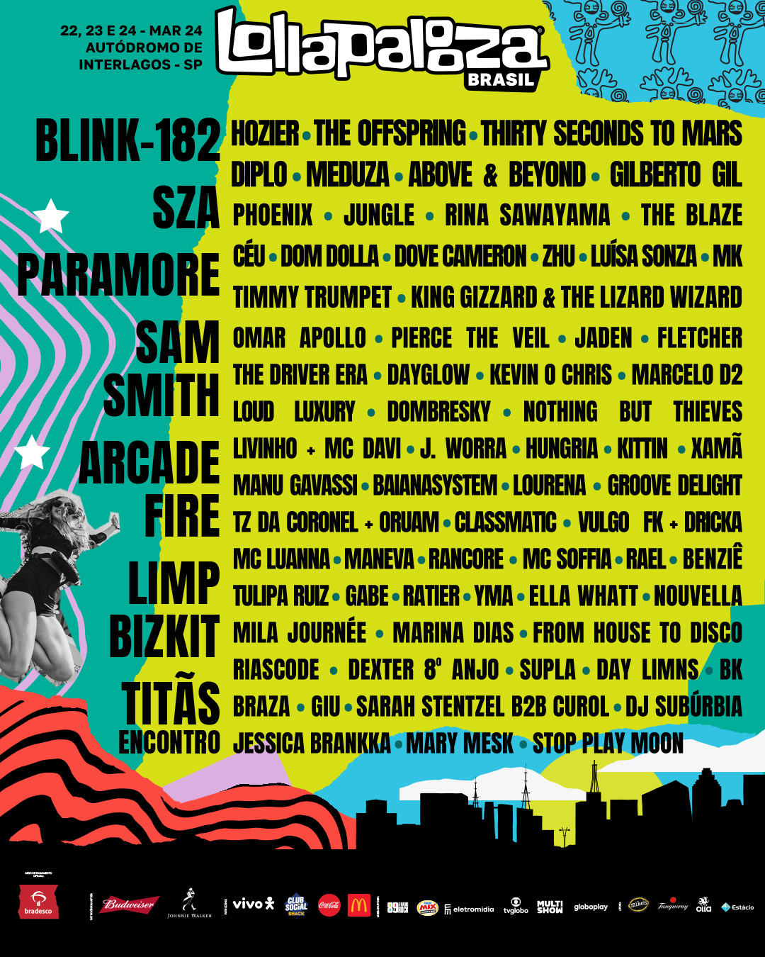 Lollapalooza Brazil // Line up Generator - WNW