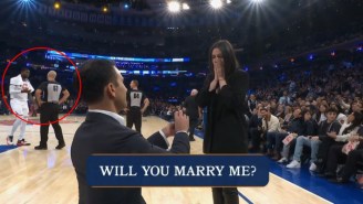 Julius Randle Complained To A Ref While Two People Got Engaged At A Knicks Game