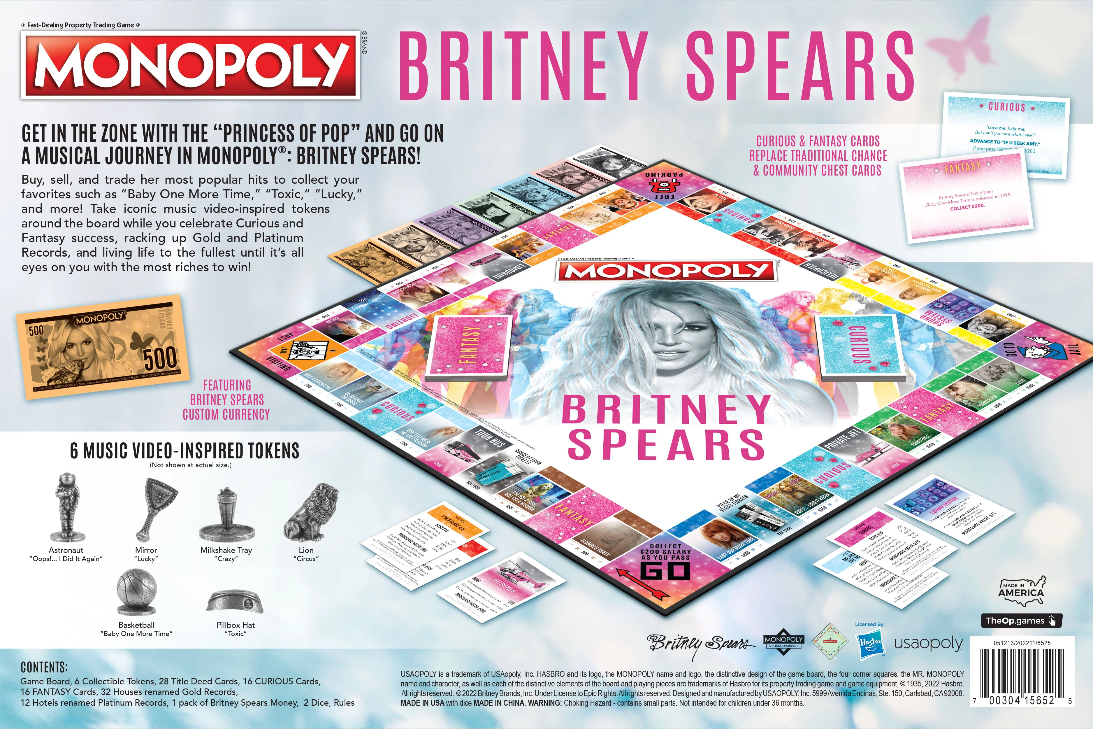 Britney Spears Monopoly game
