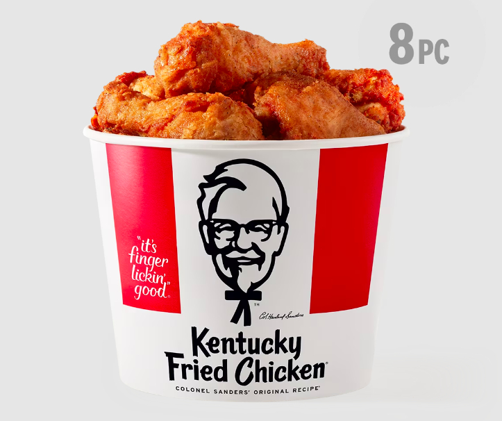 KFC Original Recipe 8-Piece Bucket