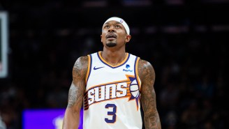 Bradley Beal Left Knicks-Suns With An Ankle Injury In The First Quarter