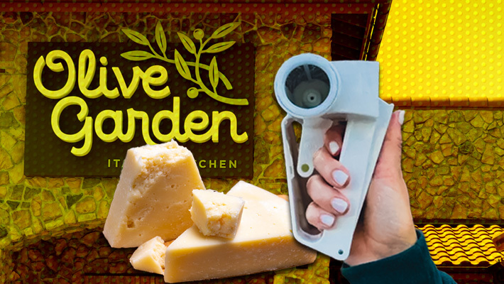 Olive Garden's Famous Cheese Grater Can Be Yours