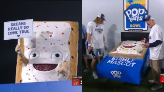 Fans Couldn’t Get Enough Of The Pop-Tarts Bowl Mascot’s Quest To Die And Be Eaten