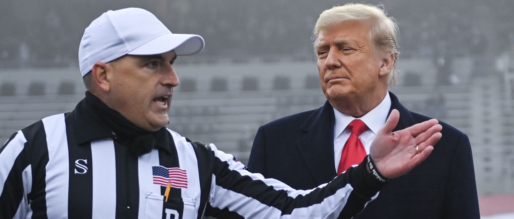 donald trump referee