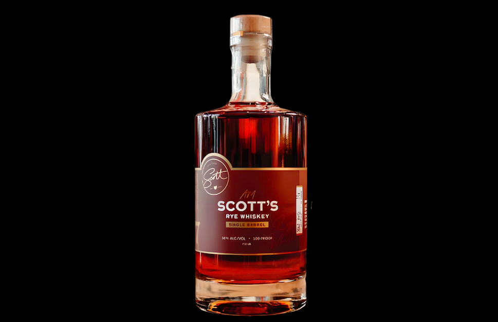 A.M. Scott Distillery Single Barrel A.M. Scott's Rye Whiskey