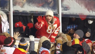 Shirtless Sweetheart Jason Kelce Made A Young Taylor Swift Fan’s Day With An Awesome Assist At The Chiefs Game