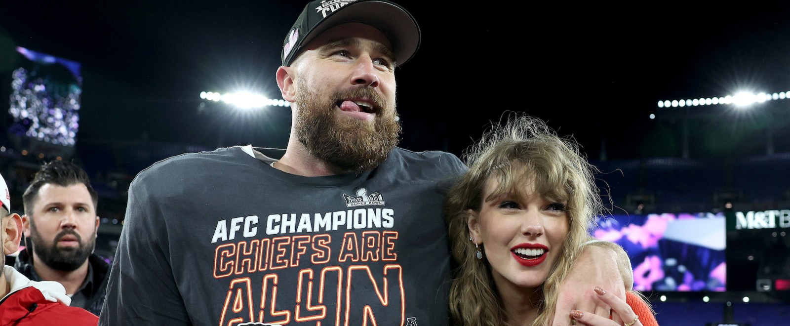 Travis Kelce Taylor Swift AFC Championship Game 2024