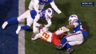 Mecole Hardman Fumbled Through The End Zone After A Disastrous Bills Fake Punt To Keep Buffalo Alive