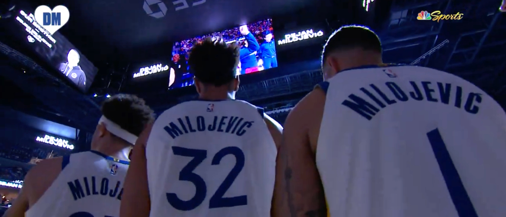 Warriors Dejan Milojevic tribute