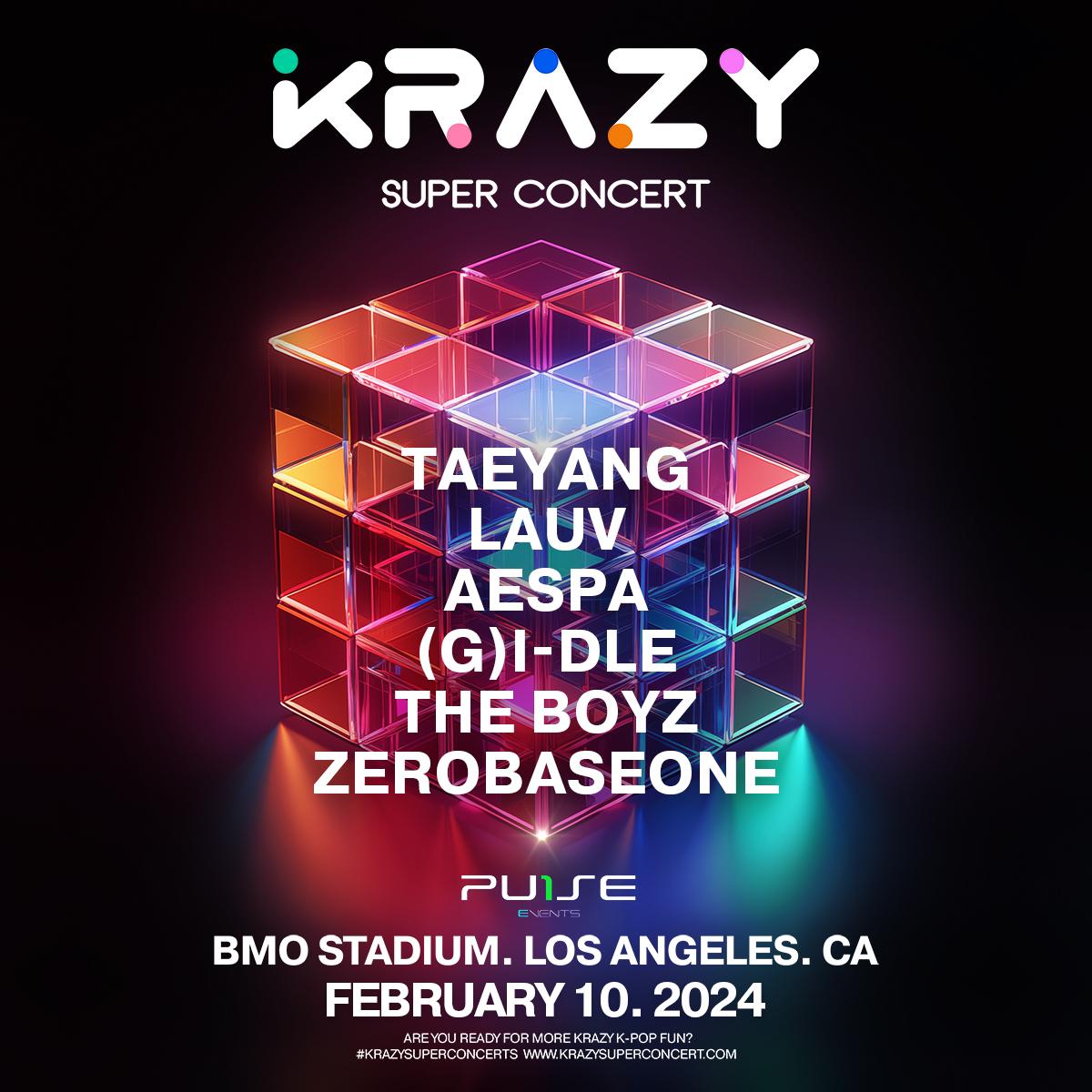Krazy Super Concert poster 2024